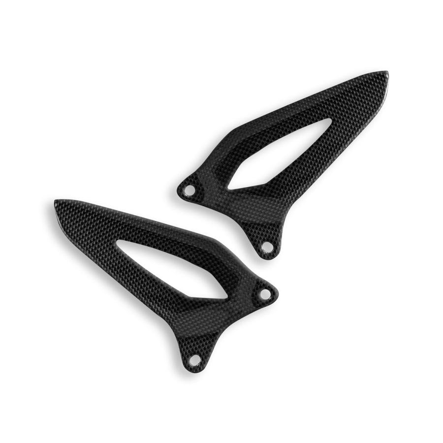 【国内在庫】DUCABIKE (DBK) - ドライカーボン ヒールガード (艶あり) SPEED TRIPLE 1200 RS '21-25 / RR '22-24 / RX '25