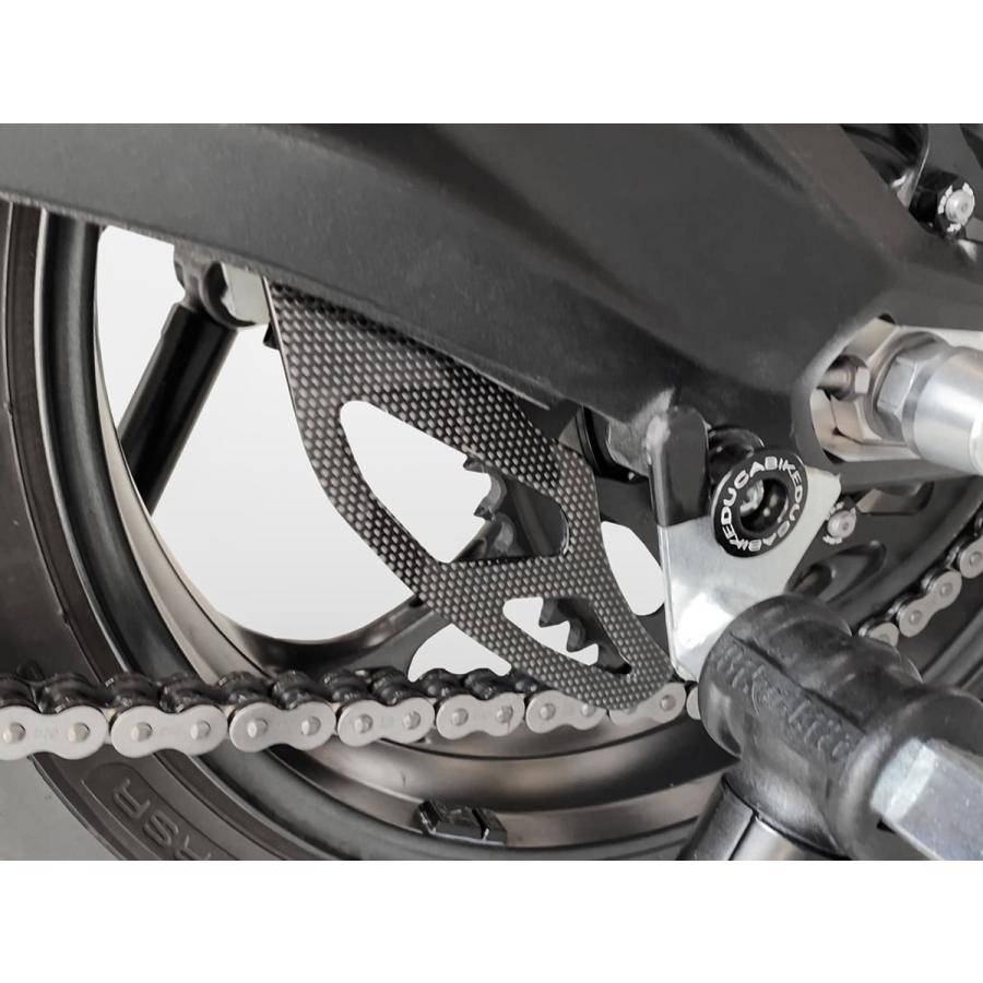 【国内在庫】DUCABIKE (DBK) - ドライカーボン チェーンガード (艶あり) STREET TRIPLE 765 S / R / RS_3