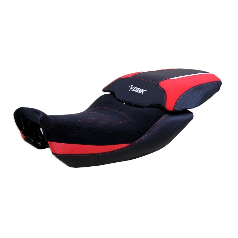 【正規輸入代理店】DUCABIKE (DBK) - 純正シート用 コンフォートカバー (シートヒーター対応) DIAVEL V4 '23-26 ブラック / レッド_1