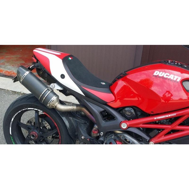 【正規輸入代理店】DUCABIKE (DBK) - 純正シート用カバー MONSTER 696 / 796 / 1100 / EVO ブラック / シルバー_3