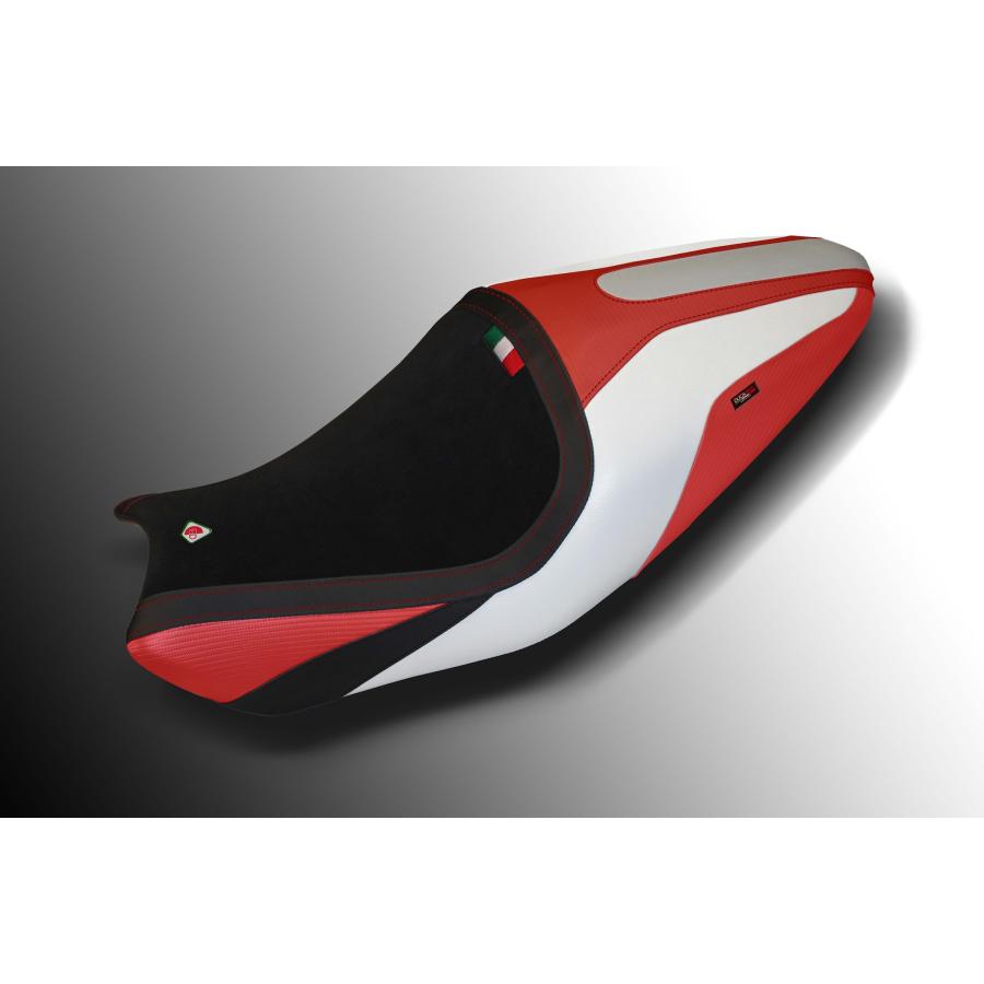 【正規輸入代理店】DUCABIKE (DBK) - 純正シート用カバー MONSTER 821 '15-17 / 1200 / S '15 ブラック / レッド_1