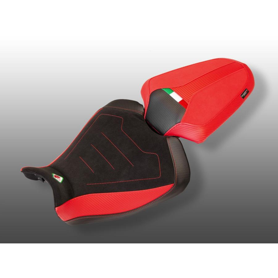 【正規輸入代理店】DUCABIKE (DBK) - 純正シート用 コンフォートカバー MONSTER 937 / SP '21-25 ブラック / レッド_1