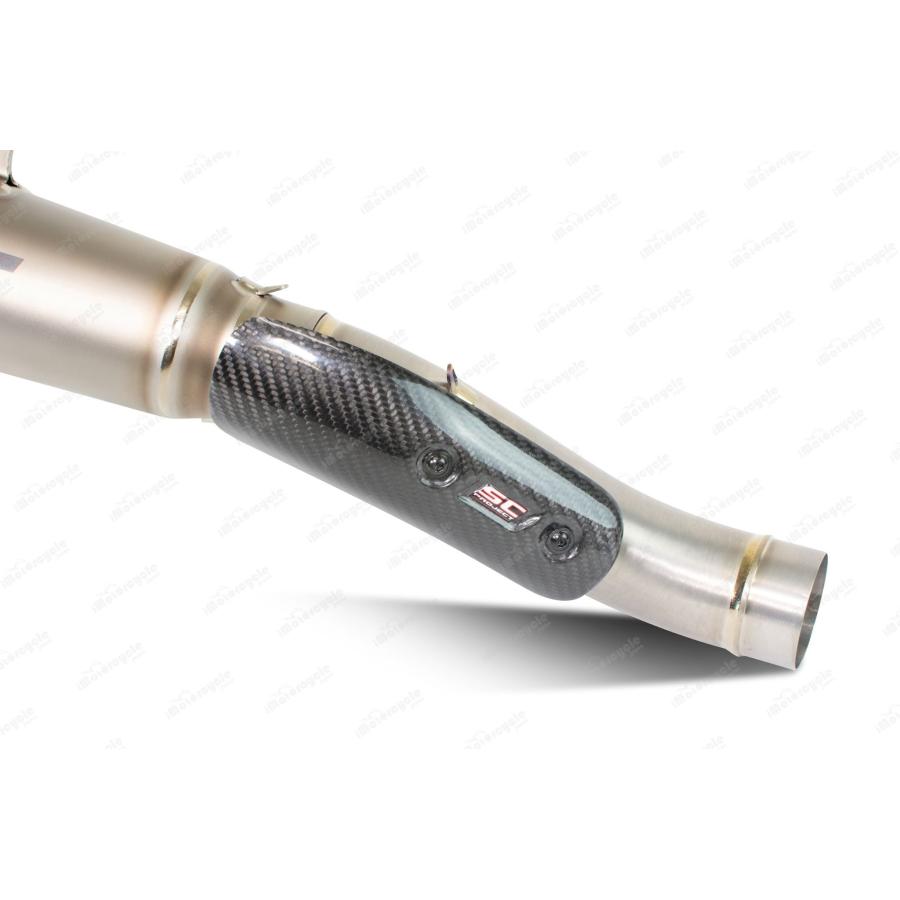 【正規輸入代理店】SC-PROJECT - S1 スリップオンサイレンサー \u0026 フルチタンリンクパイプ MONSTER 821 '18-21の画像