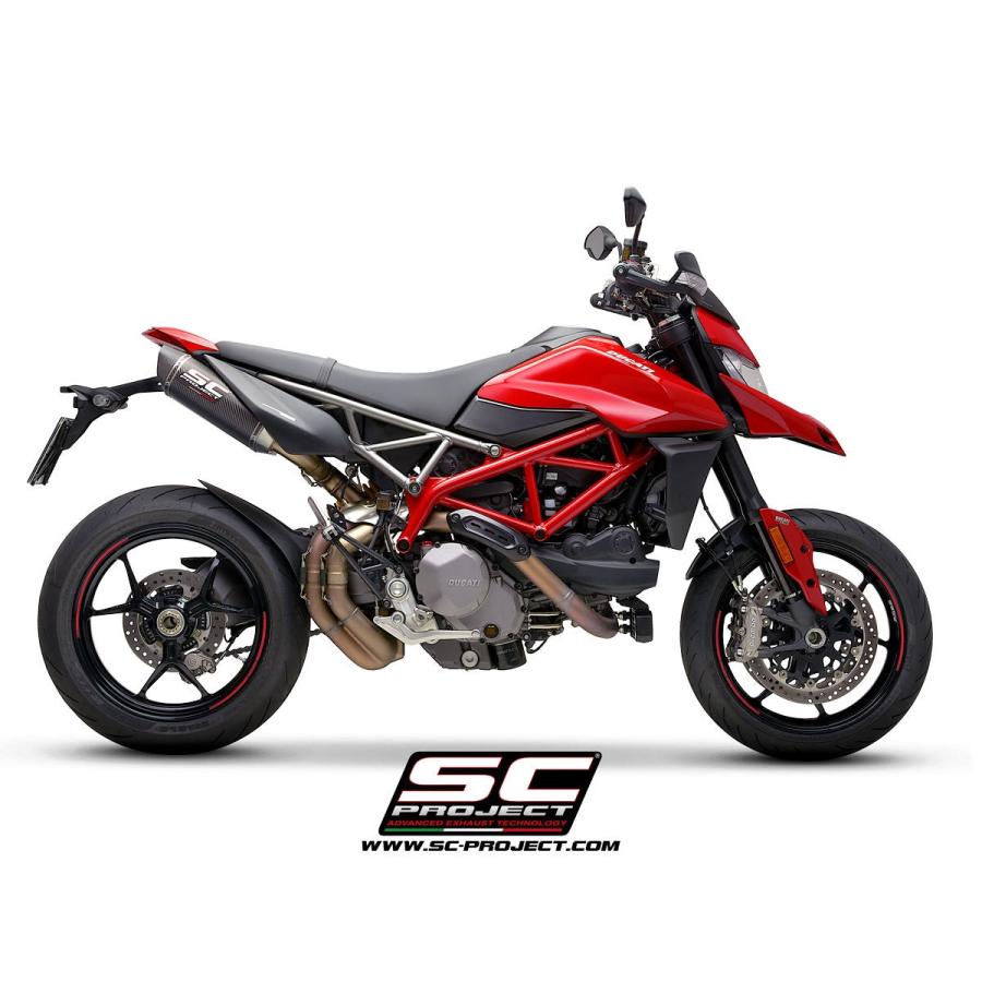 【正規輸入代理店】公道走行可 SC-PROJECT - SC1-M ツイン スリップオンサイレンサー HYPERMOTARD 950 / SP '19-21の画像