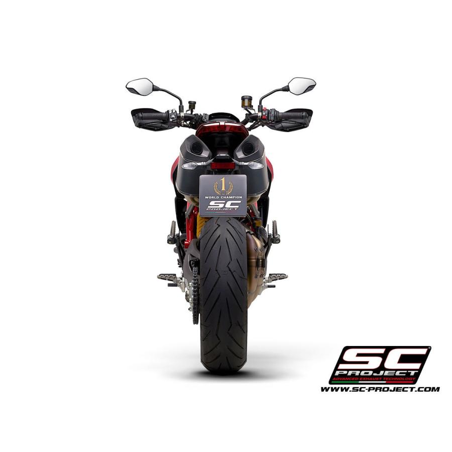 【正規輸入代理店】公道走行可 SC-PROJECT - SC1-M ツイン スリップオンサイレンサー HYPERMOTARD 950 / SP '19-21の画像
