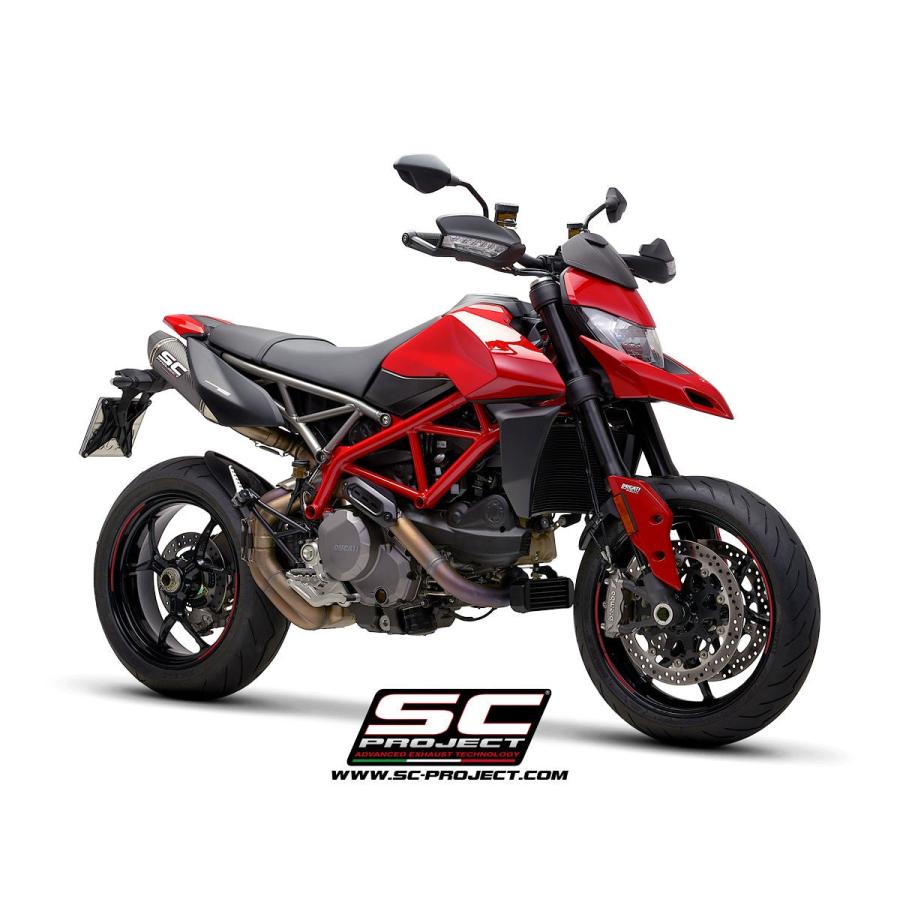 【正規輸入代理店】公道走行可 SC-PROJECT - SC1-M ツイン スリップオンサイレンサー HYPERMOTARD 950 / SP '19-21の画像