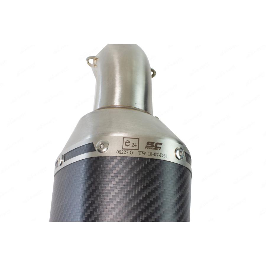 【正規輸入代理店】公道走行可 SC-PROJECT - SC1-M ツイン スリップオンサイレンサー HYPERMOTARD 950 / SP '19-21の画像