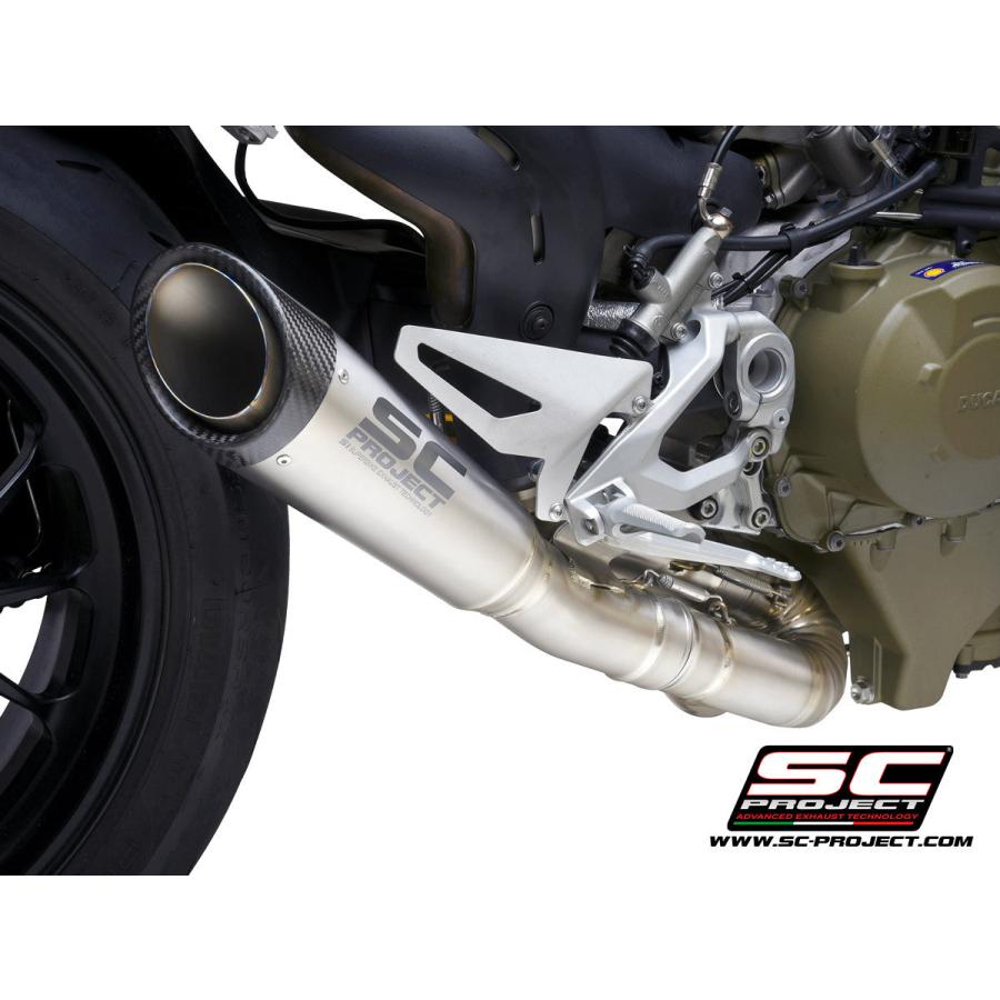 【正規輸入代理店】SC-PROJECT - S1 スリップオンサイレンサー \u0026 2-1 フルチタン キャタライザーキャンセルパイプ STREETFIGHTER V4 '21-22_6