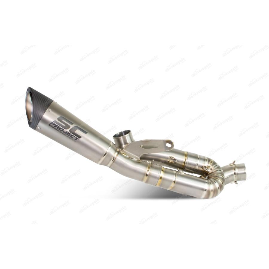 【正規輸入代理店】SC-PROJECT - S1 スリップオンサイレンサー \u0026 2-1 フルチタン キャタライザーキャンセルパイプ STREETFIGHTER V4 '21-22_7
