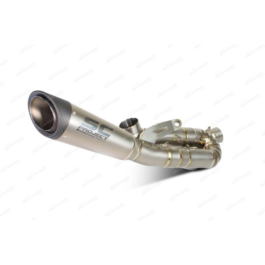 【正規輸入代理店】SC-PROJECT - S1 スリップオンサイレンサー \u0026 2-1 フルチタン キャタライザーキャンセルパイプ STREETFIGHTER V4 '21-22_8