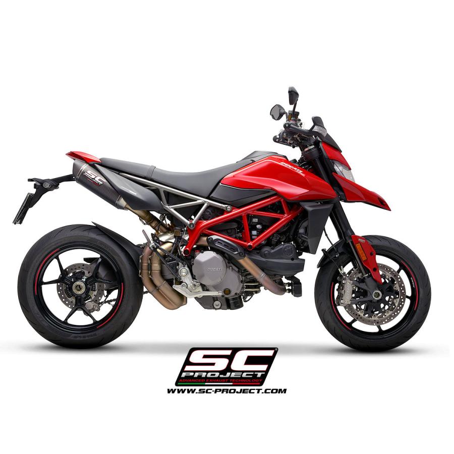 【正規輸入代理店】公道走行可 SC-PROJECT - SC1-M ツイン スリップオンサイレンサー HYPERMOTARD 950 / RVE / SP '21-25の画像