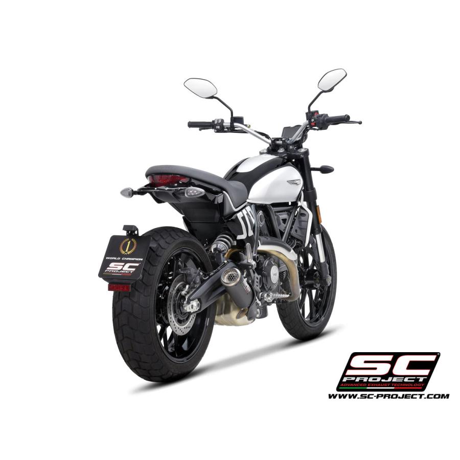 【正規輸入代理店】公道走行可 SC-PROJECT - CR-T スリップオンサイレンサー SCRAMBLER 800 '23-24の画像