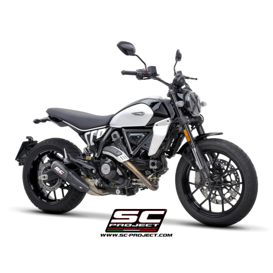 【正規輸入代理店】公道走行可 SC-PROJECT - CR-T スリップオンサイレンサー SCRAMBLER 800 '23-24の画像
