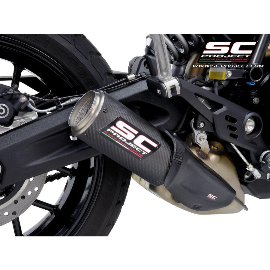 【正規輸入代理店】公道走行可 SC-PROJECT - CR-T スリップオンサイレンサー SCRAMBLER 800 '23-24の画像