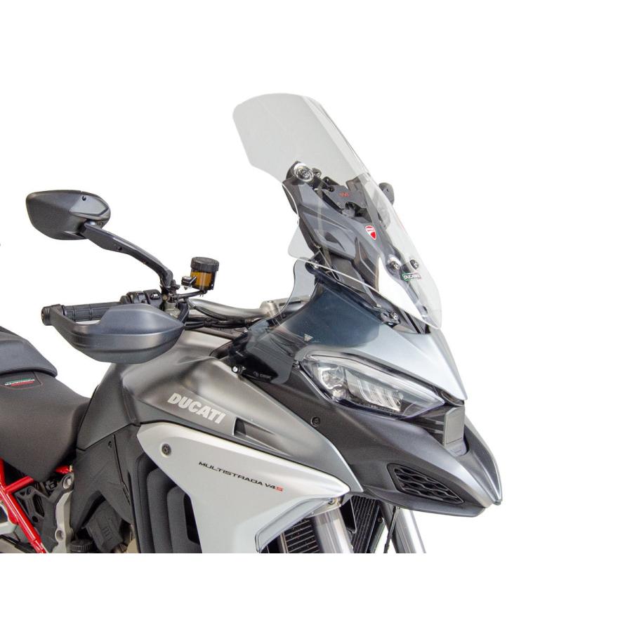【国内在庫】DUCABIKE (DBK) - ウインドディフレクター MULTISTRADA V4 / PIKES PEAK / RALLY / RS '21-25 / S '21-24 スモーク_3