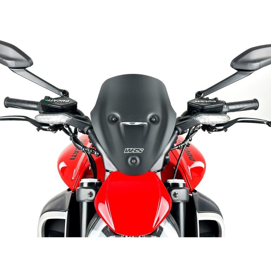 【国内在庫】WRS - ウインドスクリーン (スポーツタイプ) DIAVEL V4 / RS '23-26 ダークスモーク_12