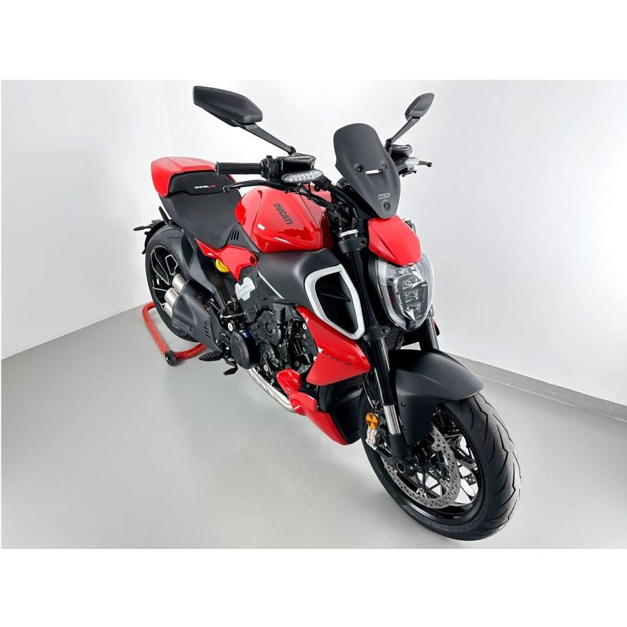 【国内在庫】WRS - ウインドスクリーン (スポーツタイプ) DIAVEL V4 / RS '23-26 マットブラック_13