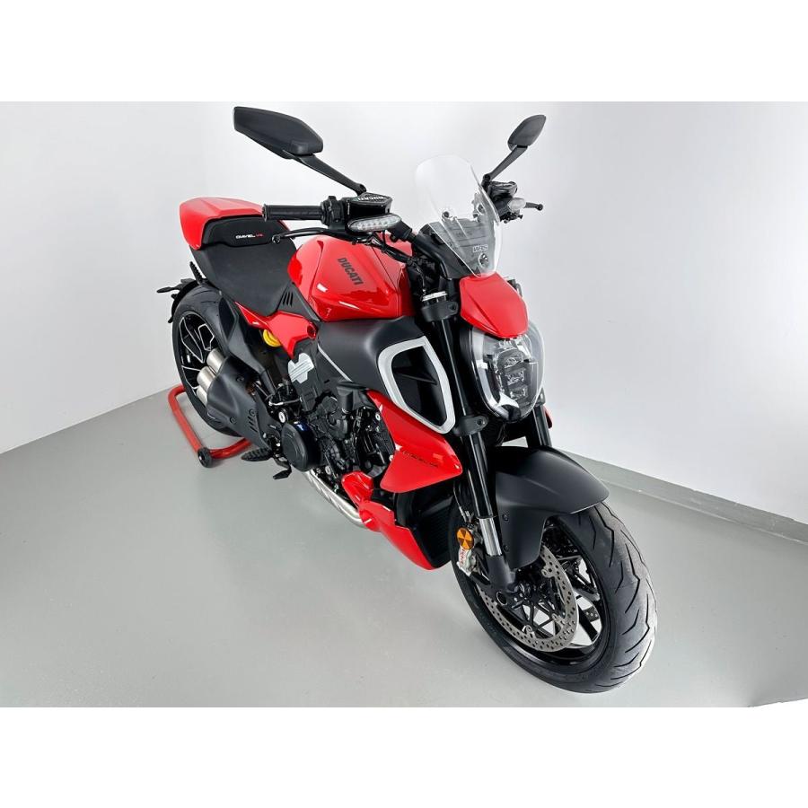 【国内在庫】WRS - ウインドスクリーン (スポーツタイプ) DIAVEL V4 / RS '23-26 マットブラック_19