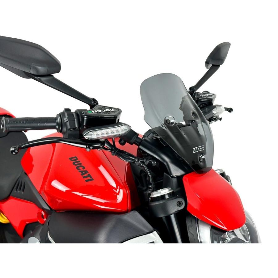 【国内在庫】WRS - ウインドスクリーン (スポーツタイプ) DIAVEL V4 / RS '23-26 マットブラック_5