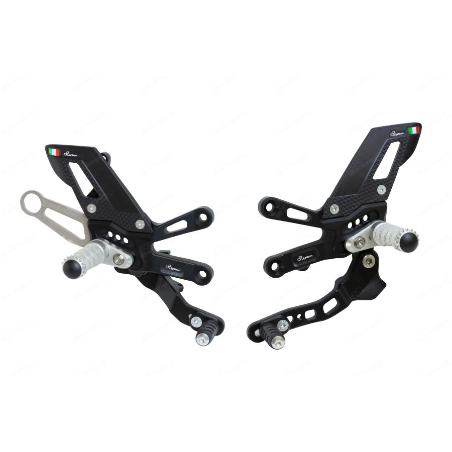 【正規輸入代理店】LighTech - アジャスタブル ステップキット - 逆シフト - RSV4 / 1100 / FACTORY '18-26 / TUONO V4 / FACTORY '18-25 固定式_1