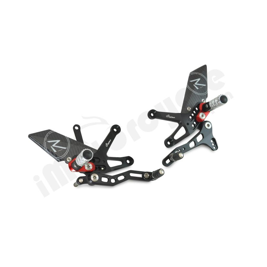 【正規輸入代理店】LighTech - アジャスタブル ステップキット "R Version" ZX10R '11-15