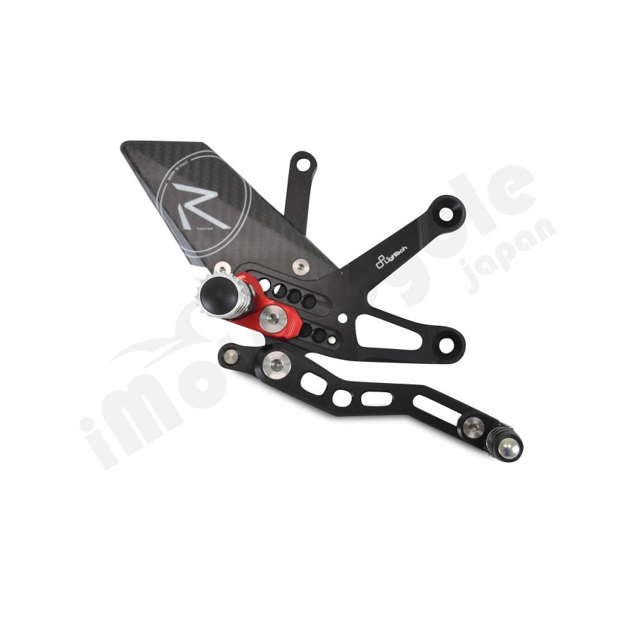 【正規輸入代理店】LighTech - アジャスタブル ステップキット "R Version" ZX10R '11-15