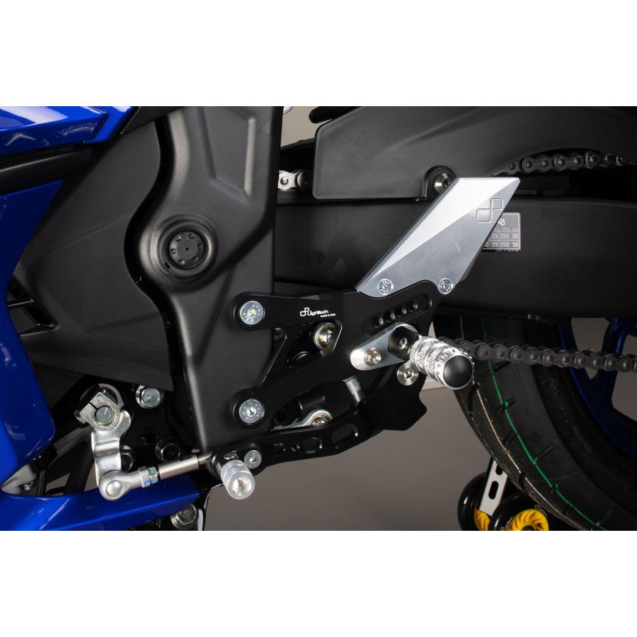 【正規輸入代理店】LighTech - アジャスタブル ステップキット "R Version" - 正シフト - YZF-R25 / R3 ABS '15-21