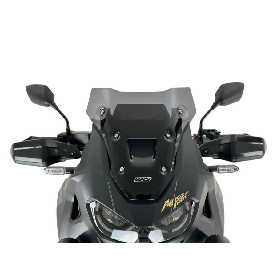 【国内在庫】WRS - ウインドスクリーン (スポーツタイプ) CRF1100L AFRICA TWIN ADVENTURE SPORTS '20-24 マットブラック_3