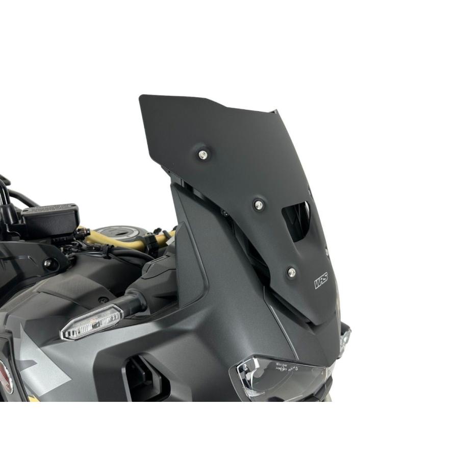 【国内在庫】WRS - ウインドスクリーン (スポーツタイプ) CRF1100L AFRICA TWIN ADVENTURE SPORTS '20-24 マットブラック_5