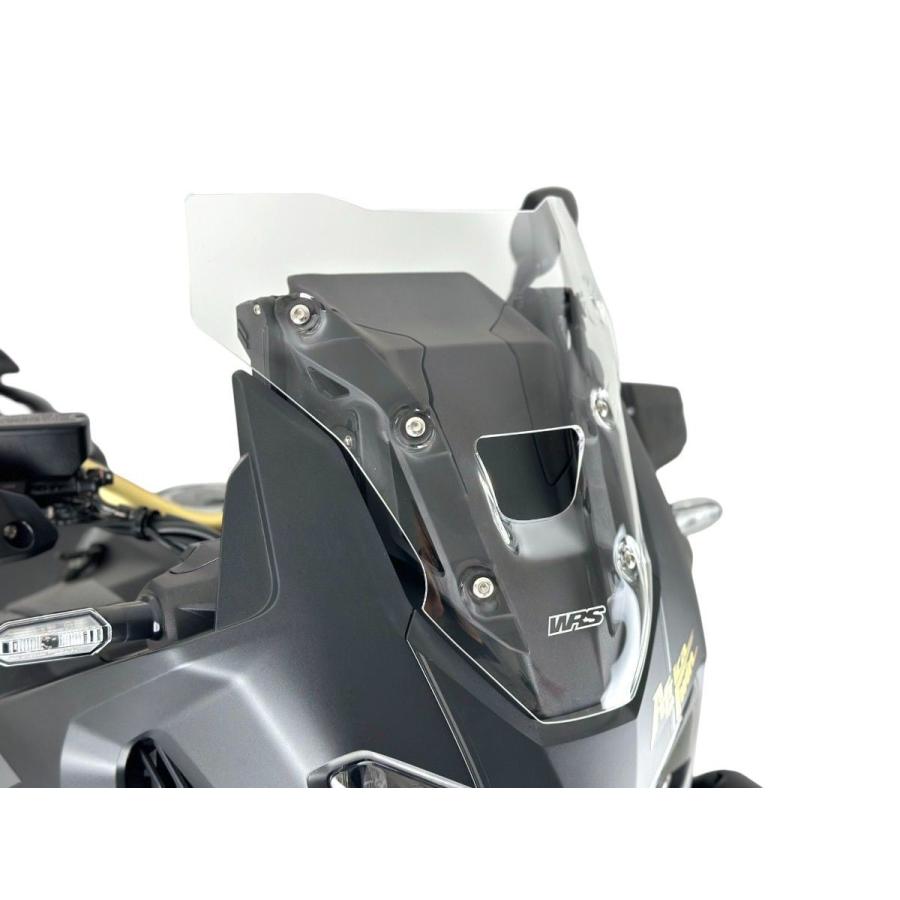 【国内在庫】WRS - ウインドスクリーン (スポーツタイプ) CRF1100L AFRICA TWIN ADVENTURE SPORTS '20-24 マットブラック_9