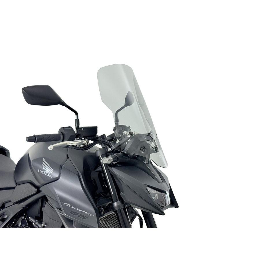 【正規輸入代理店】 WRS - ウインドスクリーン (カポノルドタイプ) \u0026 専用サポートフレーム CB750 HORNET '25-26 ダークスモーク_2
