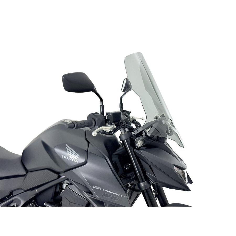 【正規輸入代理店】 WRS - ウインドスクリーン (カポノルドタイプ) \u0026 専用サポートフレーム CB750 HORNET '25-26 ダークスモーク_3