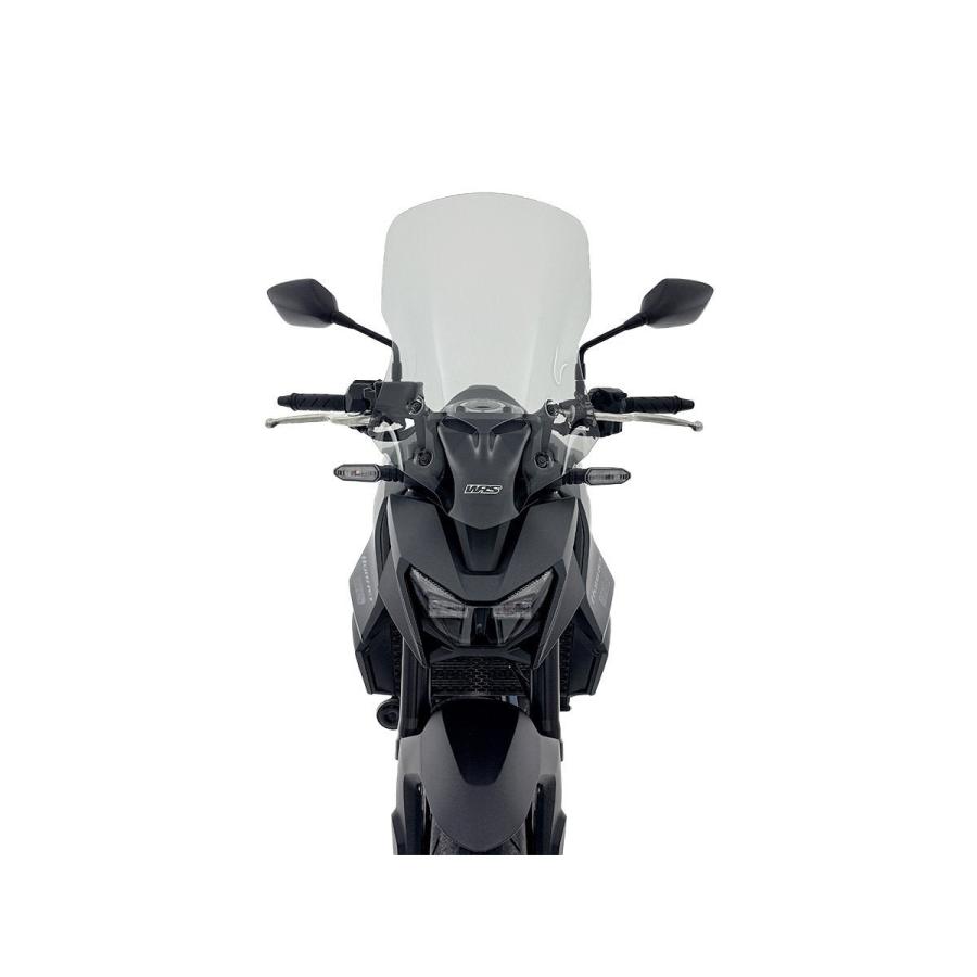 【正規輸入代理店】 WRS - ウインドスクリーン (カポノルドタイプ) \u0026 専用サポートフレーム CB750 HORNET '25-26 ダークスモーク_5