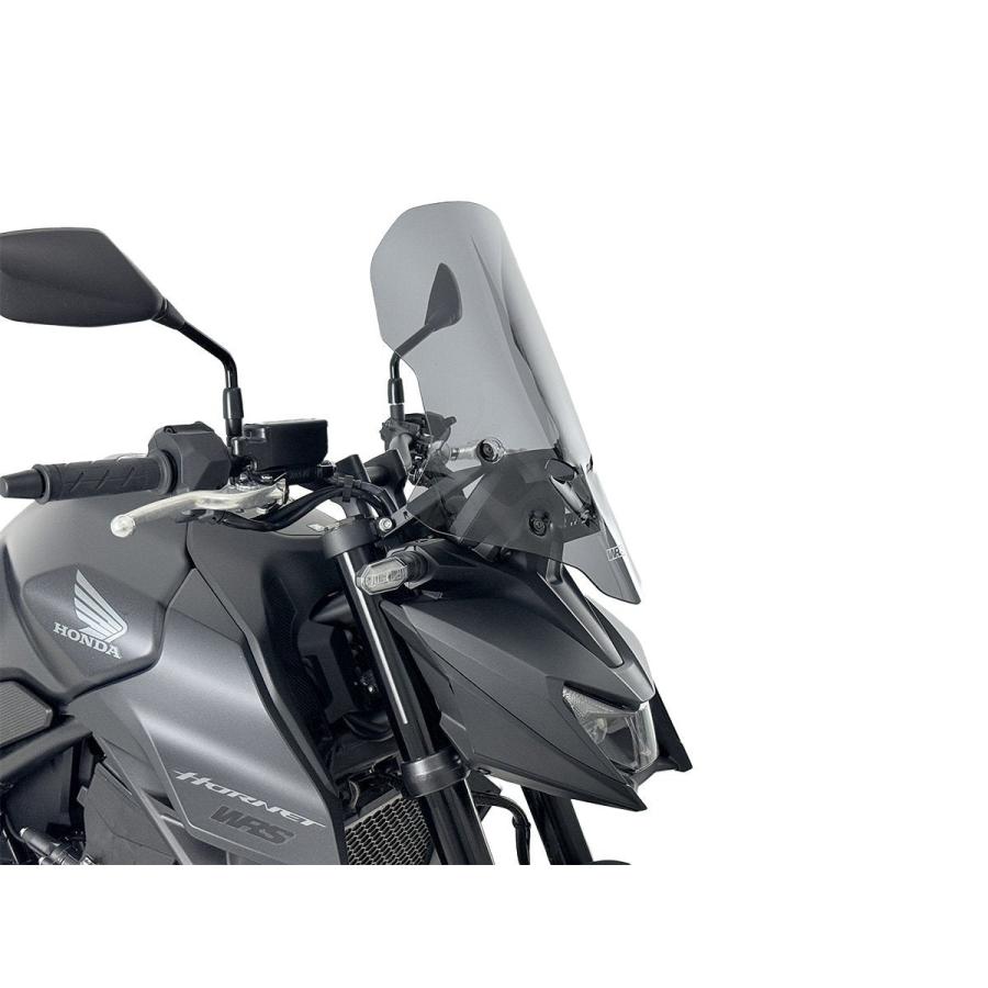【正規輸入代理店】 WRS - ウインドスクリーン (カポノルドタイプ) \u0026 専用サポートフレーム CB750 HORNET '25-26 ダークスモーク_7