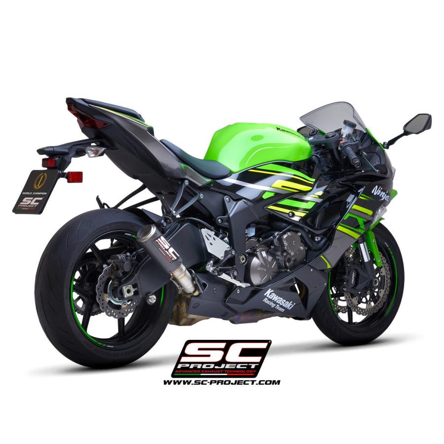 【国内在庫】SC-PROJECT - CR-T スリップオンサイレンサー & フルチタンリンクパイプ NINJA ZX-6R 636 '13-17_1
