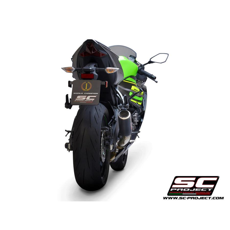 【国内在庫】SC-PROJECT - CR-T スリップオンサイレンサー & フルチタンリンクパイプ NINJA ZX-6R 636 '13-17_4