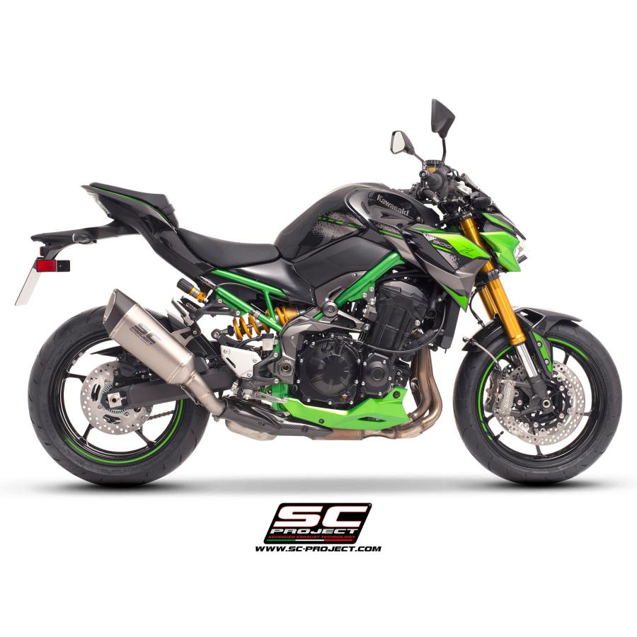 【正規輸入代理店】公道走行可 SC-PROJECT - SC1-R スリップオンサイレンサー \u0026 フルチタンリンクパイプ Z900 '20の画像