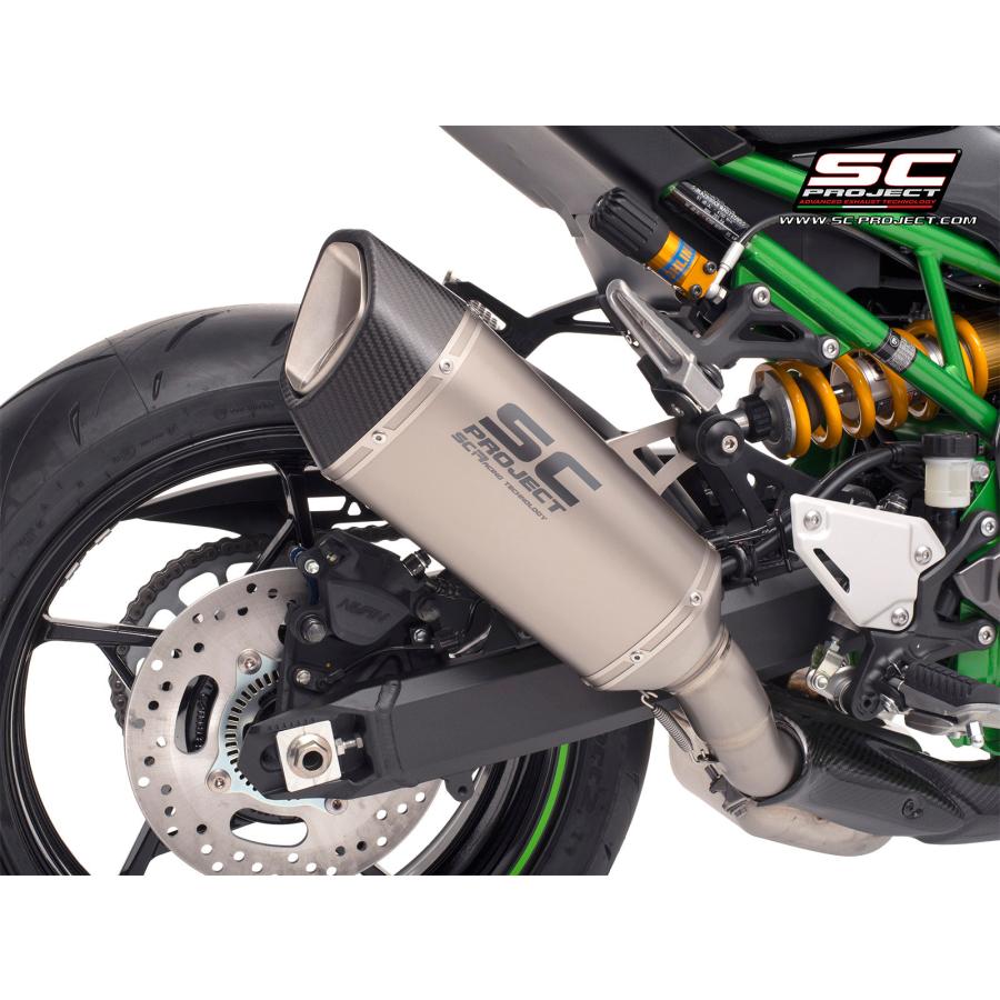 【正規輸入代理店】公道走行可 SC-PROJECT - SC1-R スリップオンサイレンサー \u0026 フルチタンリンクパイプ Z900 '20の画像