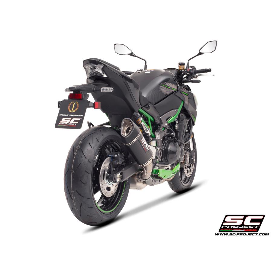【正規輸入代理店】公道走行可 SC-PROJECT - SC1-R スリップオンサイレンサー \u0026 フルチタンリンクパイプ Z900 '20の画像
