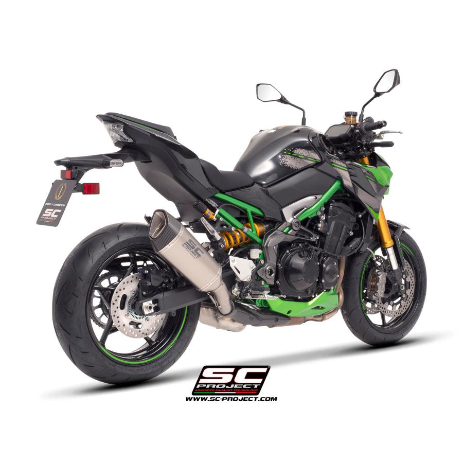 【正規輸入代理店】公道走行可 SC-PROJECT - SC1-R スリップオンサイレンサー \u0026 フルチタンリンクパイプ Z900 '20の画像