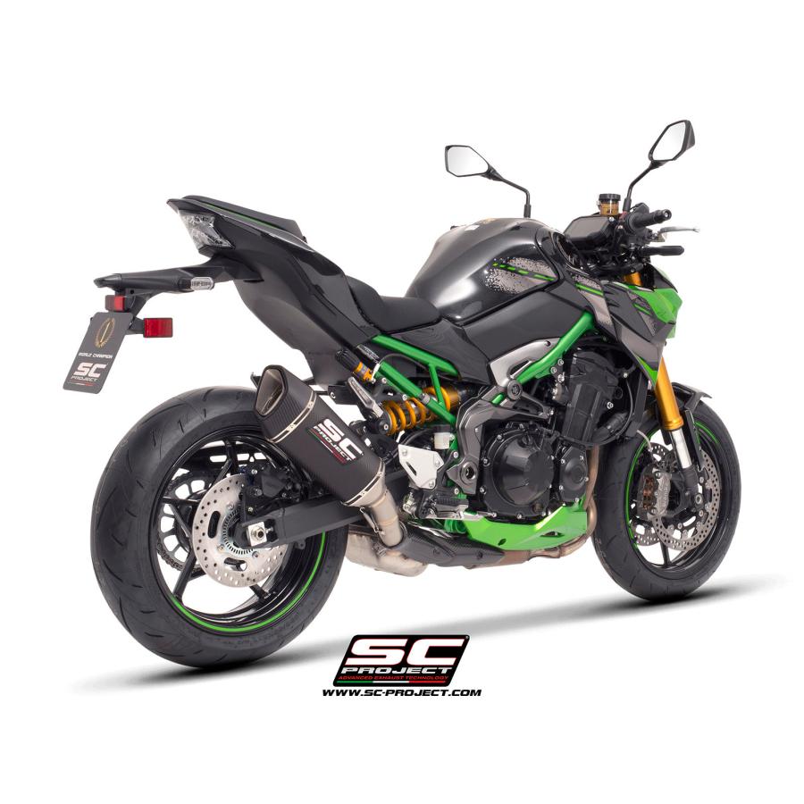 【正規輸入代理店】公道走行可 SC-PROJECT - SC1-R スリップオンサイレンサー \u0026 フルチタンリンクパイプ Z900 '20-24の画像