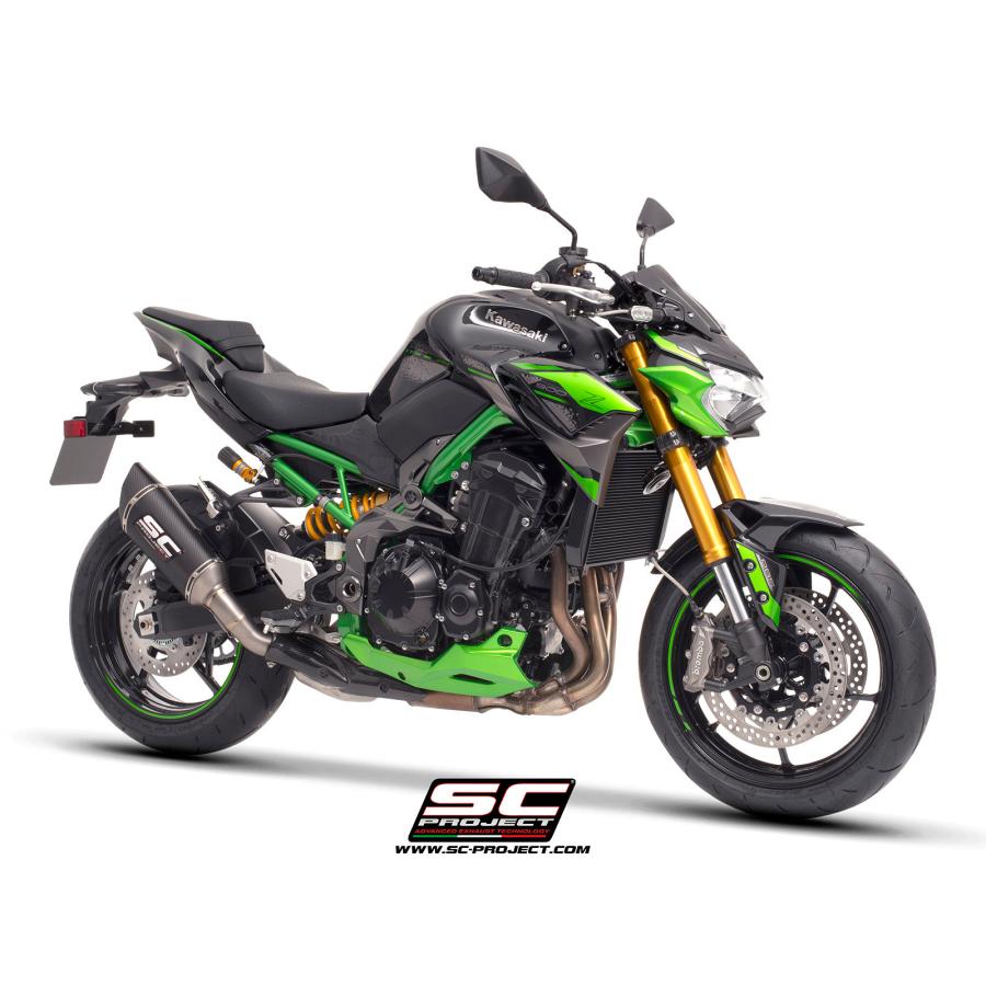 【正規輸入代理店】公道走行可 SC-PROJECT - SC1-R スリップオンサイレンサー \u0026 フルチタンリンクパイプ Z900 '20-24の画像