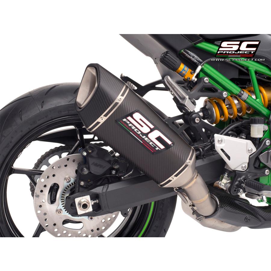 【正規輸入代理店】公道走行可 SC-PROJECT - SC1-R スリップオンサイレンサー \u0026 フルチタンリンクパイプ Z900 '20-24の画像