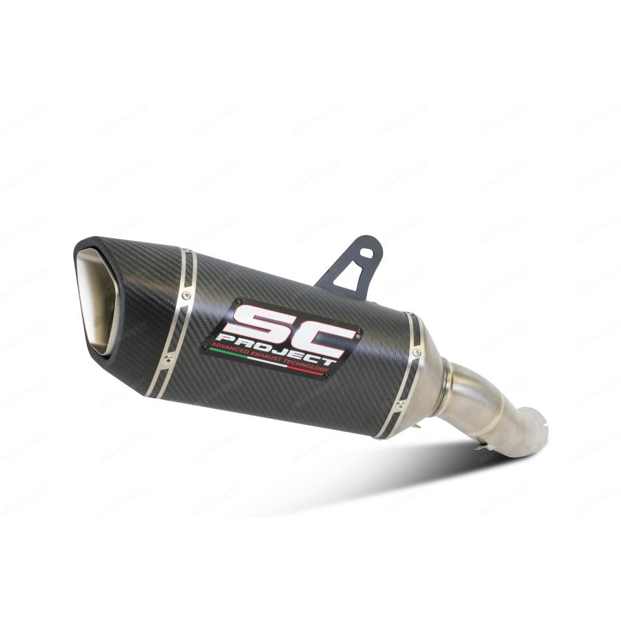 【正規輸入代理店】公道走行可 SC-PROJECT - SC1-R スリップオンサイレンサー \u0026 フルチタンリンクパイプ Z900 '20-24の画像