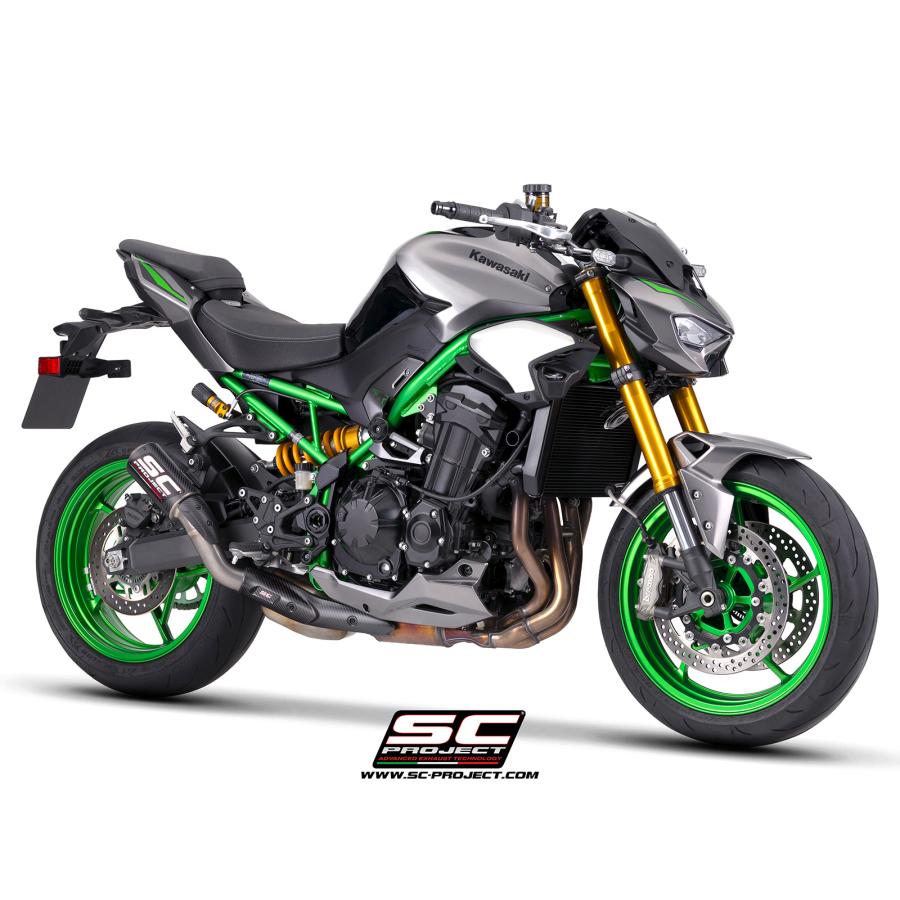 【正規輸入代理店】公道走行可 SC-PROJECT - CR-T スリップオンサイレンサー & フルチタンリンクパイプ Z900 '25-26の画像