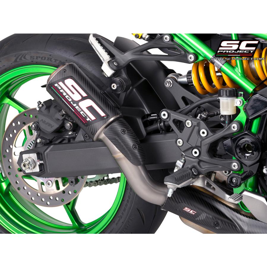 【正規輸入代理店】公道走行可 SC-PROJECT - CR-T スリップオンサイレンサー & フルチタンリンクパイプ Z900 '25-26の画像