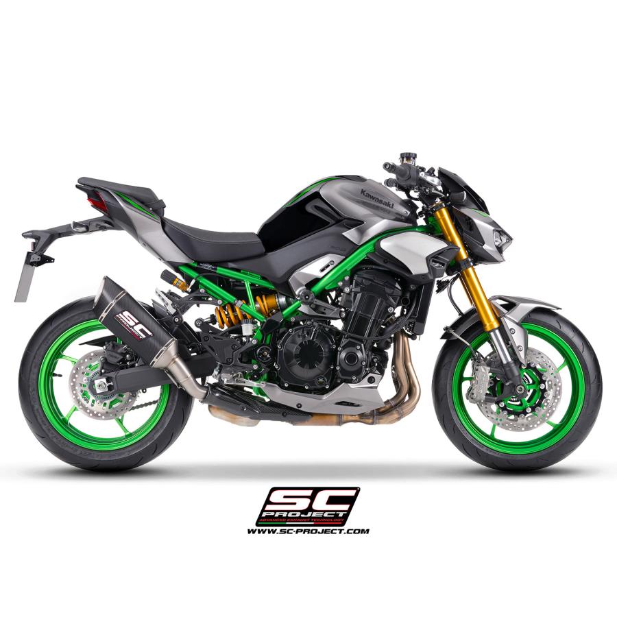 【正規輸入代理店】公道走行可 SC-PROJECT - SC1-R スリップオンサイレンサー \u0026 フルチタンリンクパイプ Z900 '25-26の画像