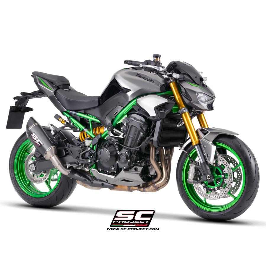 【正規輸入代理店】公道走行可 SC-PROJECT - SC1-R スリップオンサイレンサー \u0026 フルチタンリンクパイプ Z900 '25-26の画像
