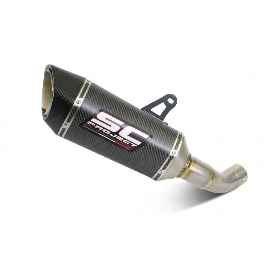 【正規輸入代理店】公道走行可 SC-PROJECT - SC1-R スリップオンサイレンサー \u0026 フルチタンリンクパイプ Z900 '25-26の画像
