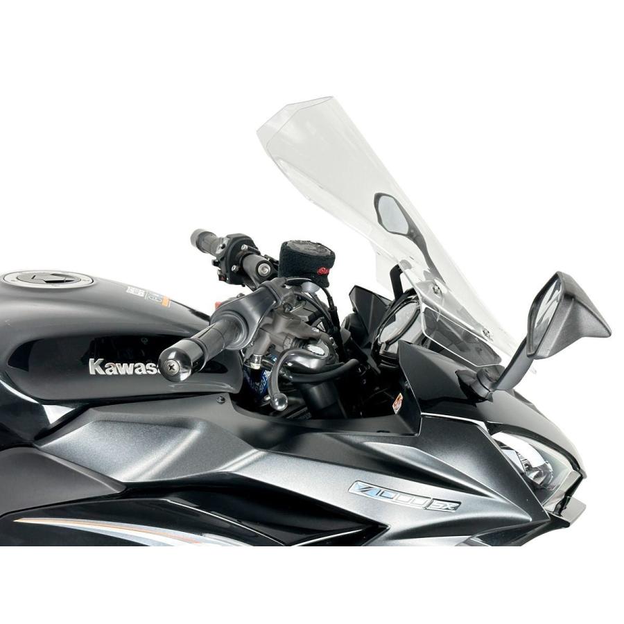 【国内在庫】WRS - ウインドスクリーン (カポノルドタイプ) NINJA 1000 SX '17-24 / 1100 SX '25 クリア